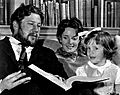 Peter Ustinov with family 1950s