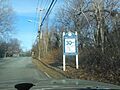 Poquott Village Speed Limit-Restrictions Sign-2