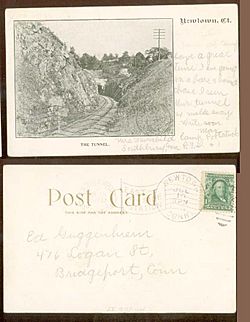 PostcardNewtownTheTunnel1905