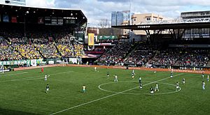 Providence Park Portland Timbers vs Columbus Crew 2016-03-05