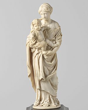 Rombout Verhulst - Virgin with Child (cropped)