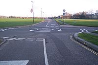 Roundabout on Wat Tyler Road, Blackheath Common - geograph.org.uk - 1600343
