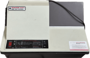 Scantron 888P+ machine (background removed)