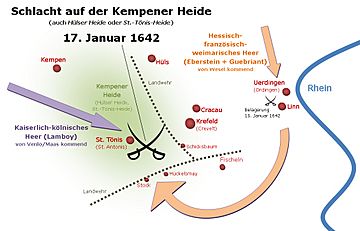 Schlacht auf der Kempener Heide 1642