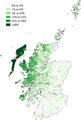 Scots Gaelic speakers in the 2011 census