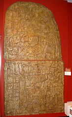 Stela 10 showing the king Watʼul Chatel