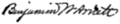 Signature of Benjamin William Arnett