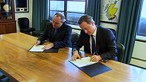 Signing of the Edinburgh Agreement, 2012