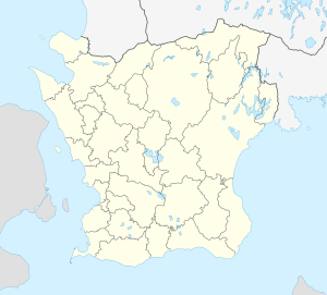 Location map of Skåne County in Sweden