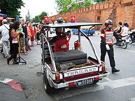 Thailand chiangmai tuk tuk police