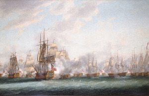 The Battle of the Saints, 12 April 1782 RMG BHC0444f
