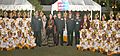 The Chief of Army Staff, General Bipin Rawat and Mrs. Madhulika Rawat with the Cadets from North-East Region, at the NCC Reception, in New Delhi on January 16, 2018