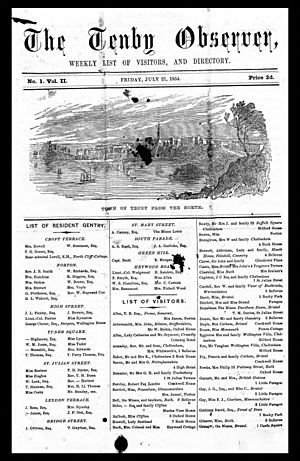 The Tenby Observer Jul 21 1854