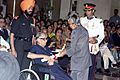 The well-known political cartoonist for the ‘Times of India’ Shri R.K. Laxman receives the Padma Vibhushan award from the President Dr. A.P.J. Abdul Kalam in New Delhi on March 28, 2005