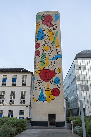 Tour Keith Haring , Paris Hôpital Necker-Enfants malades