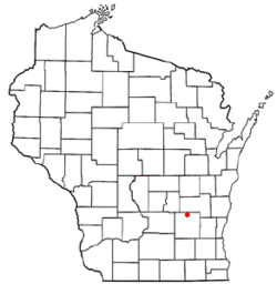 Location of Chester, Wisconsin