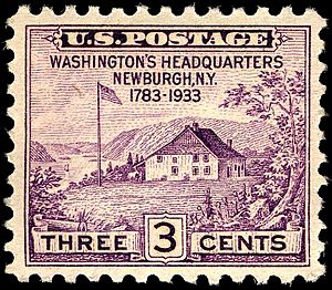 Washington's HQ Newburgh 3c 1933 issue