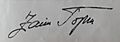 Zaim Topčić signature