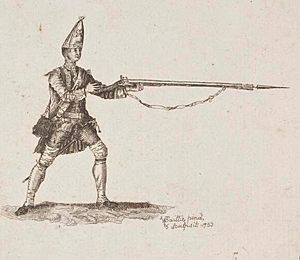 18th century Soldier with a Rifle - Captain William Baillie - ABDAG005139.31