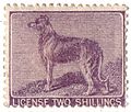 2 shilling Ireland dog licence stamp