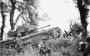 7th Royal Tank Regiment supporting 8th Royal Scots 28-06-1944