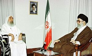 Ahmed Yassin and Ayatollah Khamenei