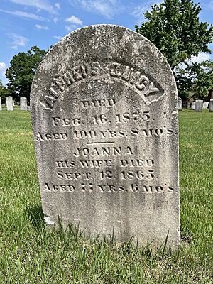 Alpheus Quicy Headstone June 2021