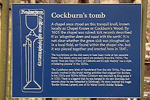 An information plaque at Cockburn's Tomb - geograph.org.uk - 1257004
