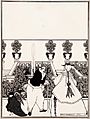 Aubrey Beardsley - The driving of Cupid from the garden - preparatory drawing for the cover design of 'The Savoy', no.3... - Google Art Project
