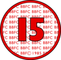 BBFC 15 logo 1985