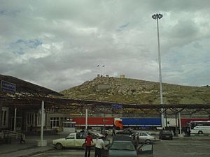 Iran-Turkey Border in Bazargan.