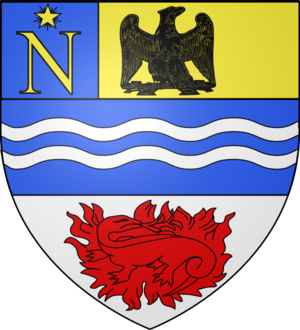 Blason ville fr Fontainebleau (Seine-et-Marne)