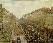 Boulevard Montmartre- Mardi Gras (frameless)
