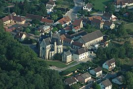 An aerial view of Bressolles