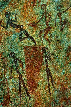 Bushmen Rock Painting