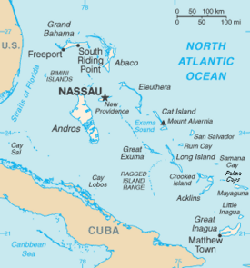 CIA map of the Bahamas