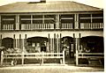 Cairns Police Station, 1948. Note the station badge above and to the left of the entry