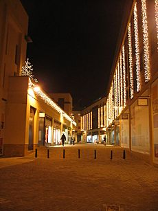 Christmas Lights in Livery street - geograph.org.uk - 98286