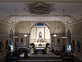 Church of the Nativity of the Blessed Virgin Mary (Cassella, Ohio) - interior, nave, view from organ loft