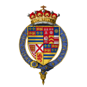 Coat of arms of Sir Henry Manners, 2nd Earl of Rutland, KG