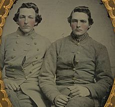 Corporal Abel Hoyle Gantt and Private Marcus A. Gantt of Co. F, 34th North Carolina Infantry