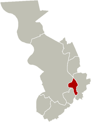 Location of Borgerhout in Antwerp