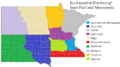 Ecclesiastical Prov. of St. Paul & Mpls map 1