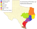 Ecclesiastical Province of Galveston-Houston map