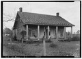 FRONT (SOUTH) AND WEST SIDE - Nelias Fall House, County Road 96 (Old Saint Stephens Road), Mount Vernon, Mobile County, HABS ALA,49-MOUV,5-1