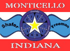 Flag of Monticello, Indiana