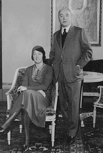 Friedrich Bergius with wife 1931