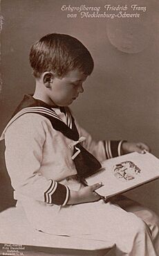 Friedrich Franz, Hereditary Grand Duke of Mecklenburg-Schwerin, by Fritz Heuschkel