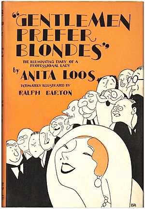 Gentlemen Prefer Blondes Cover 1926 Restored