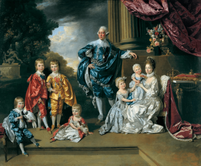 George III, Queen Charlotte and their Six Eldest Children